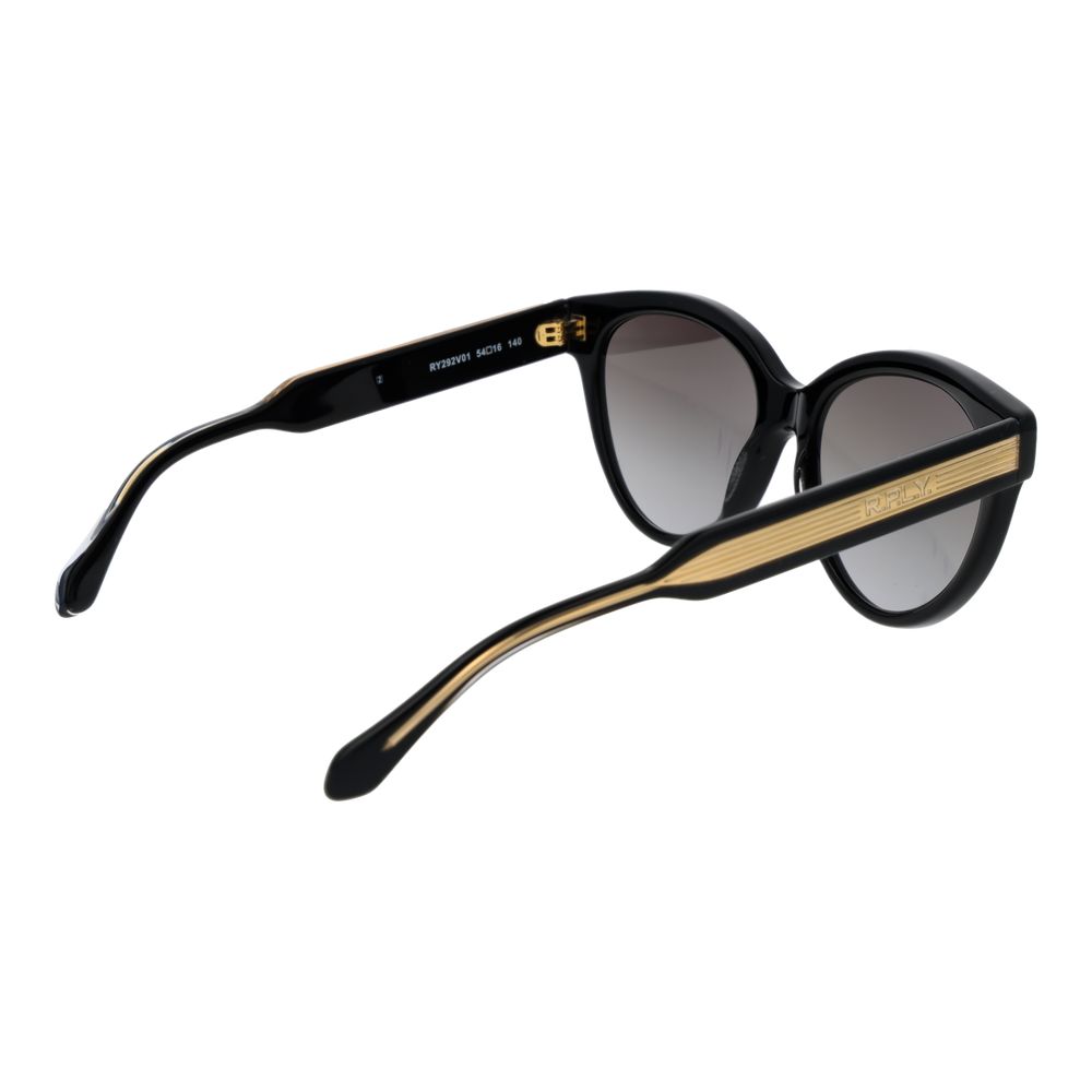 Replay Black Plastic Sunglasses