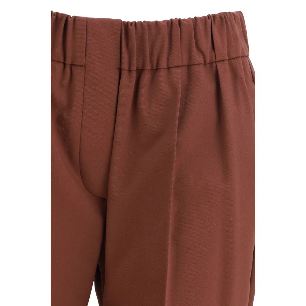 Brunello Cucinelli Multicolor Cotton Casual Pants