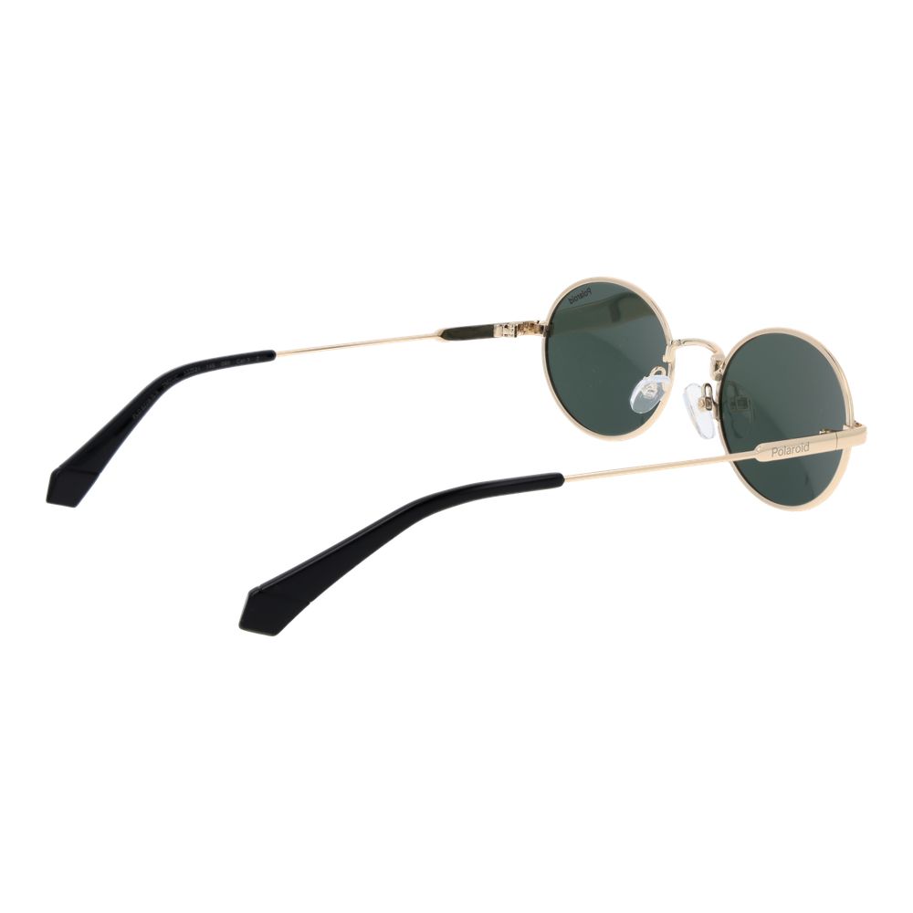 Polaroid Gold Metal Sunglasses