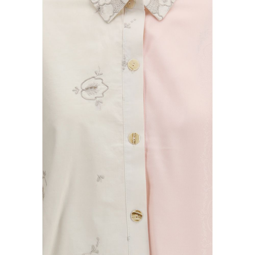 E.L.V. DENIM Multicolor Cotton Pattern Shirt