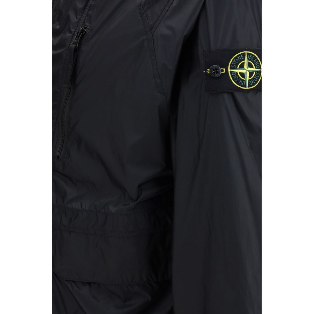 Stone Island Blue Polyamide Shell Jacket