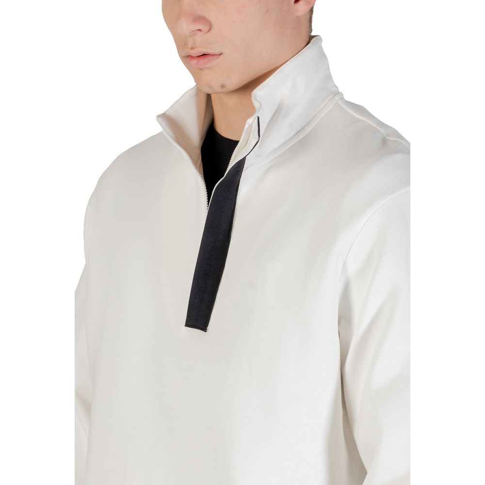 Armani Exchange Cream Cotton Sweatshirt