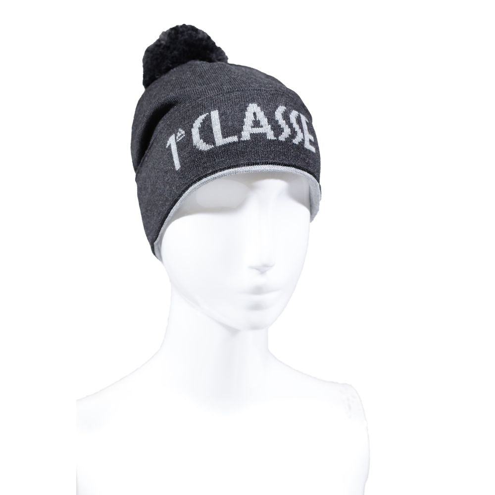 Alviero Martini Prima Classe Gray Wool Cap (Baseball Hat)