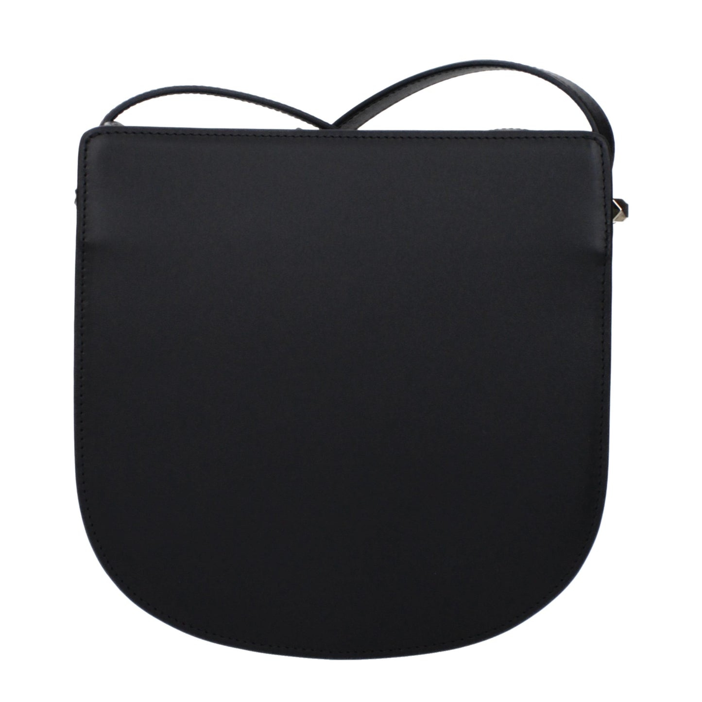 A.P.C. Black Leather Crossbody Bag