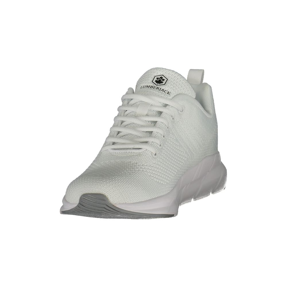 Lumberjack White Polyester Athletic Sneakers