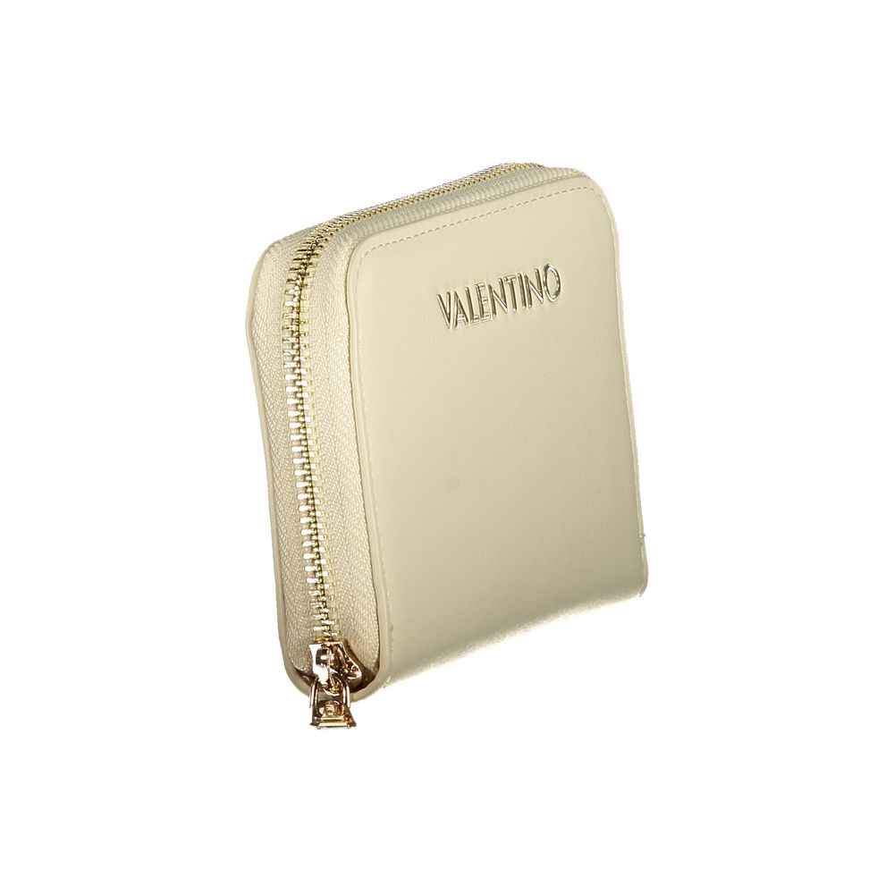 Mario Valentino Beige Polyurethane Women's Wallet