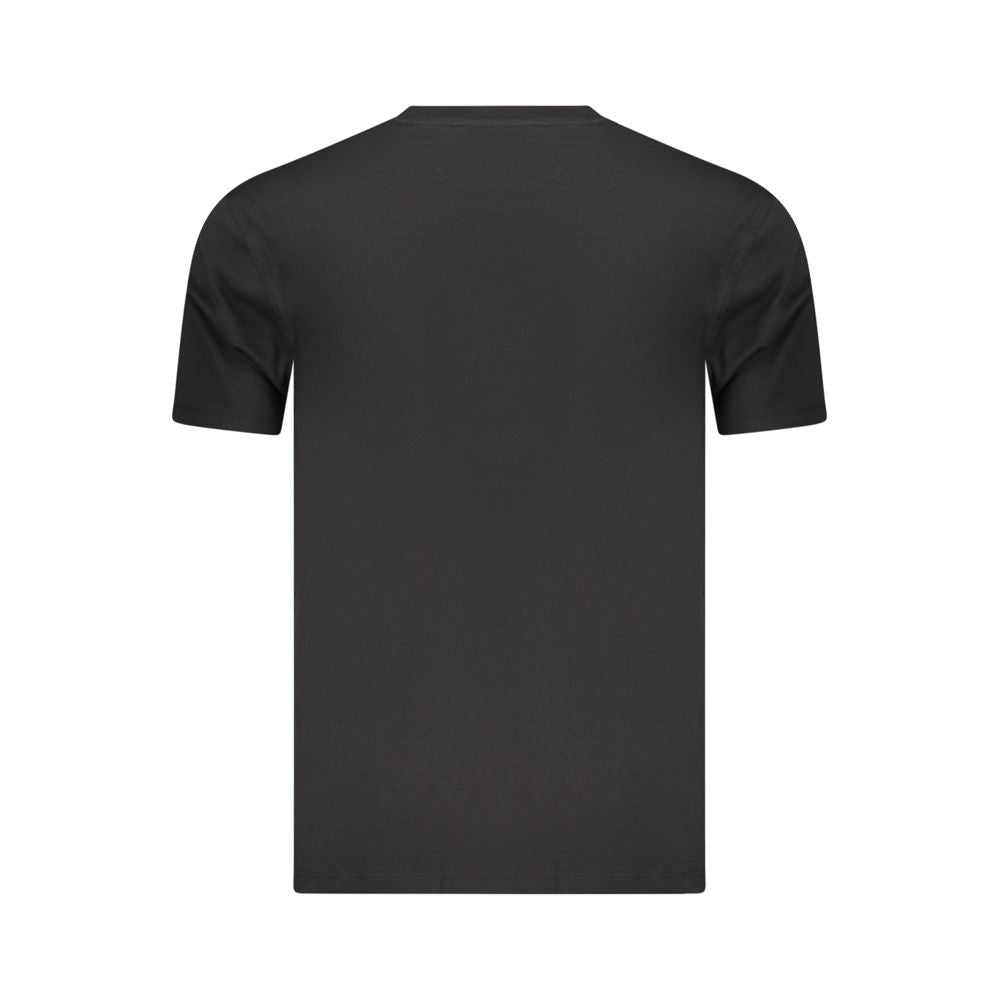 Marina Militare Black Cotton Men's T-Shirt