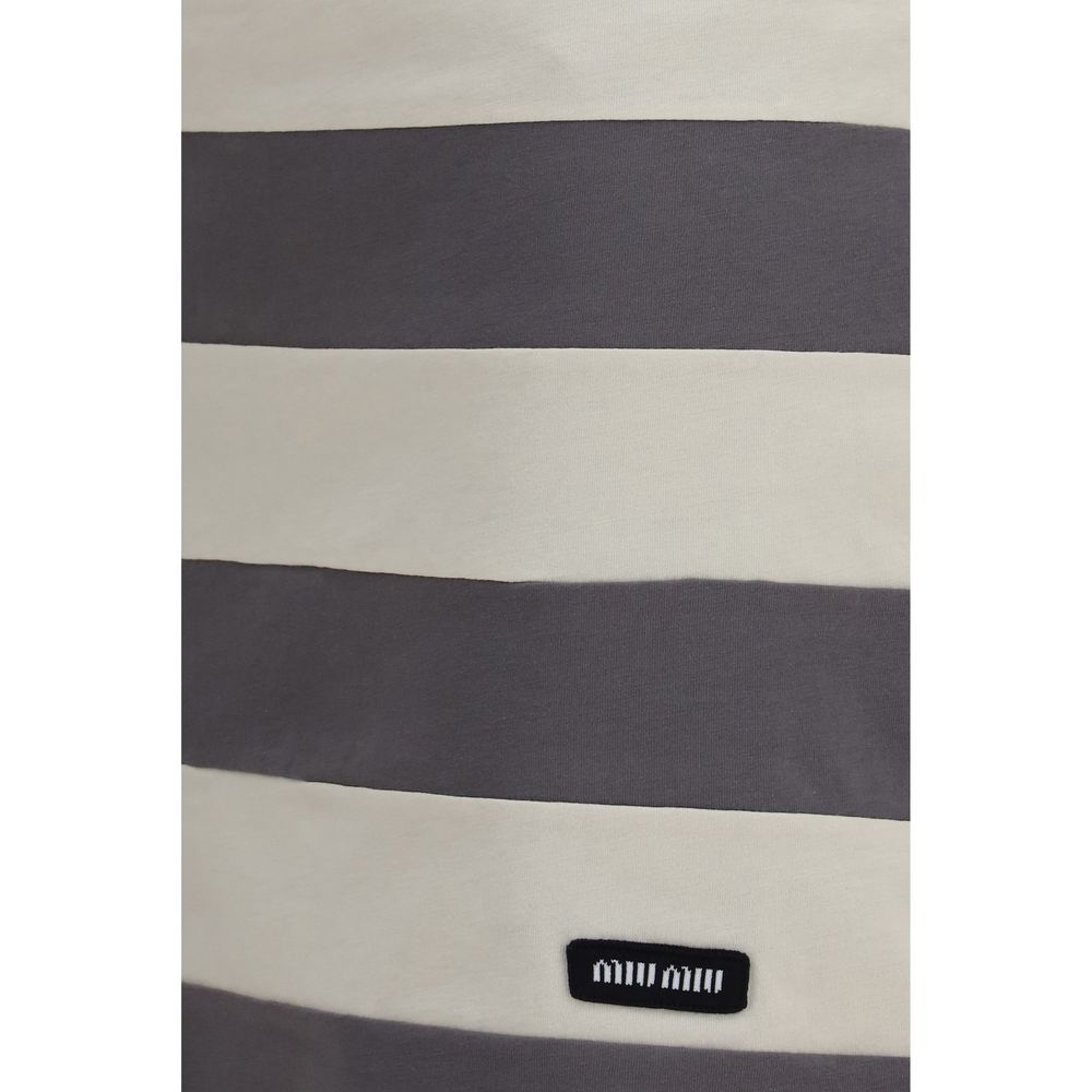 Miu Miu Multicolor Cotton Mini Skirt