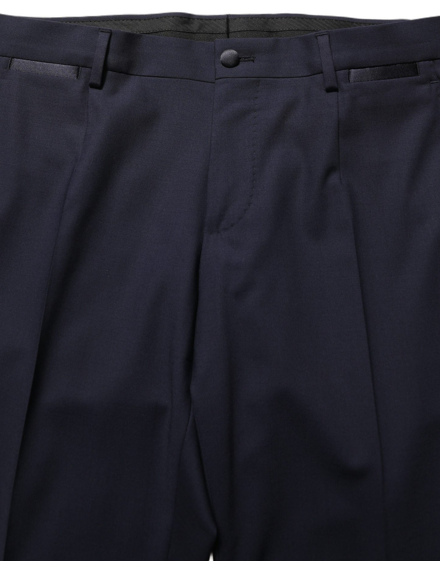Dolce & Gabbana Dark Blue Wool Slim Fit Formal 2 Piece Men Suit