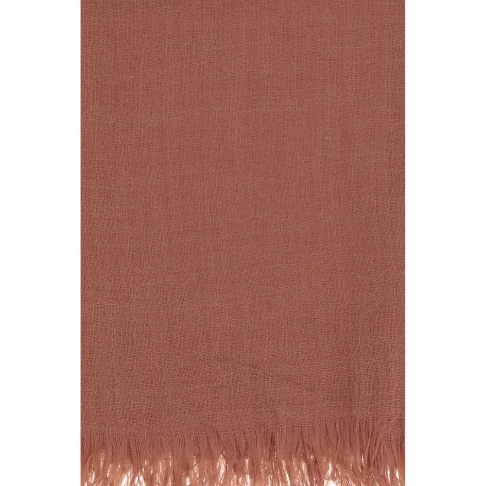 Brunello Cucinelli Orange Cashmere Scarf