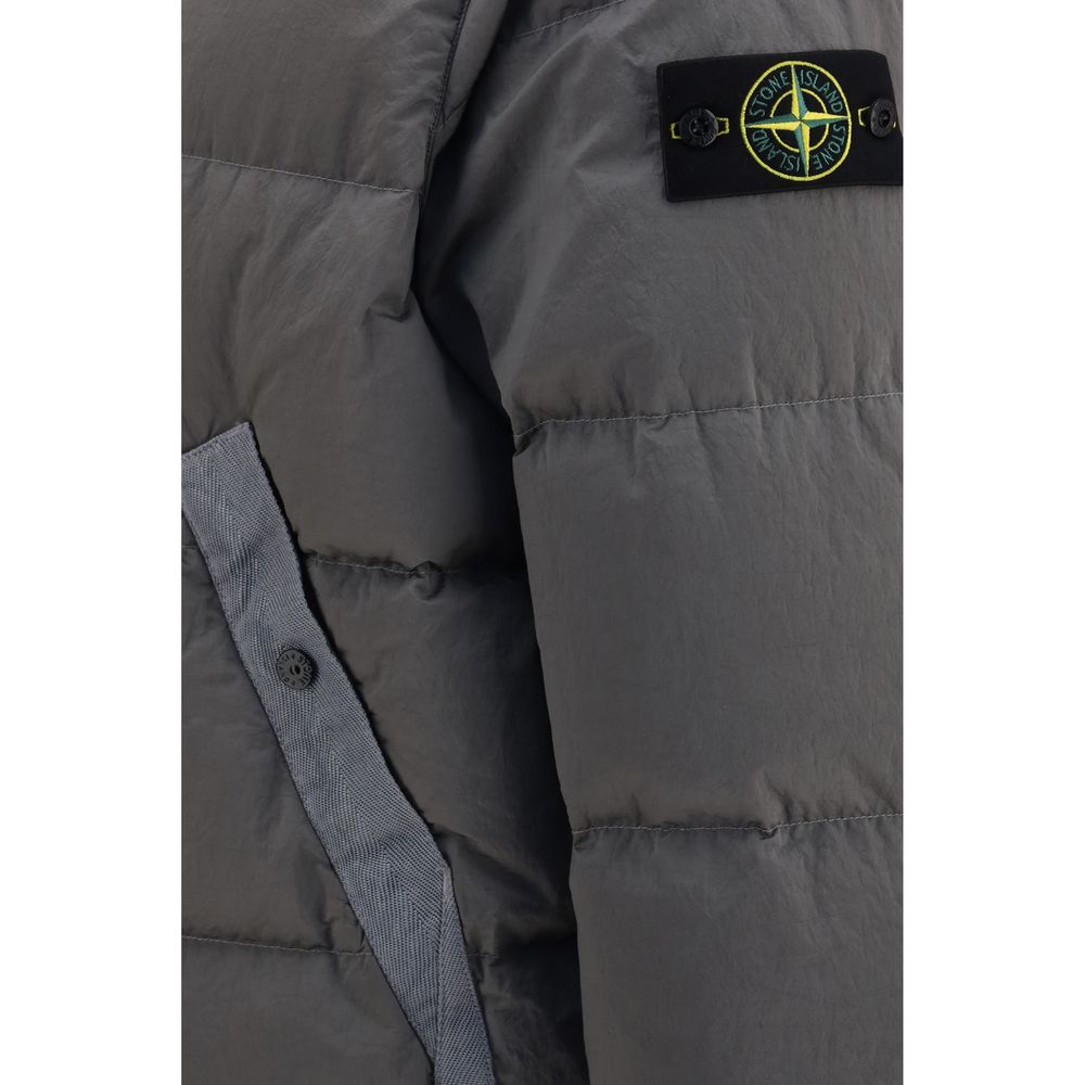 Stone Island Bicolor Polyamide Full-Length Jacket