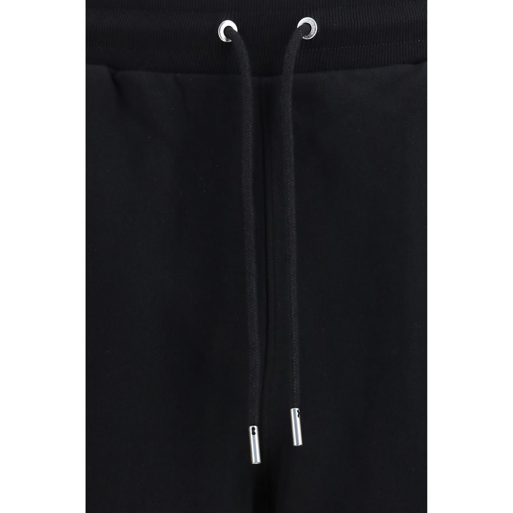 Ami Paris Black Cotton Joggers (Workout Pants)