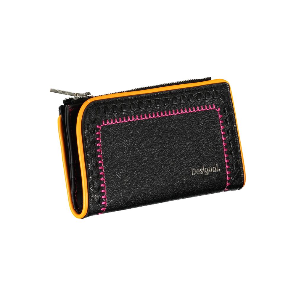 Desigual Black Polyurethane Women's Wallet