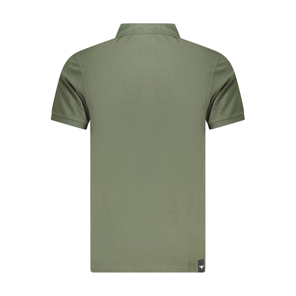 Accademia Militare Green Cotton Polo Shirt