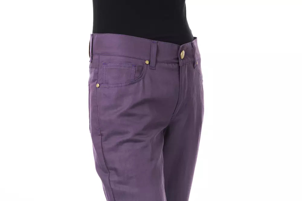 BYBLOS Purple Cotton Pant