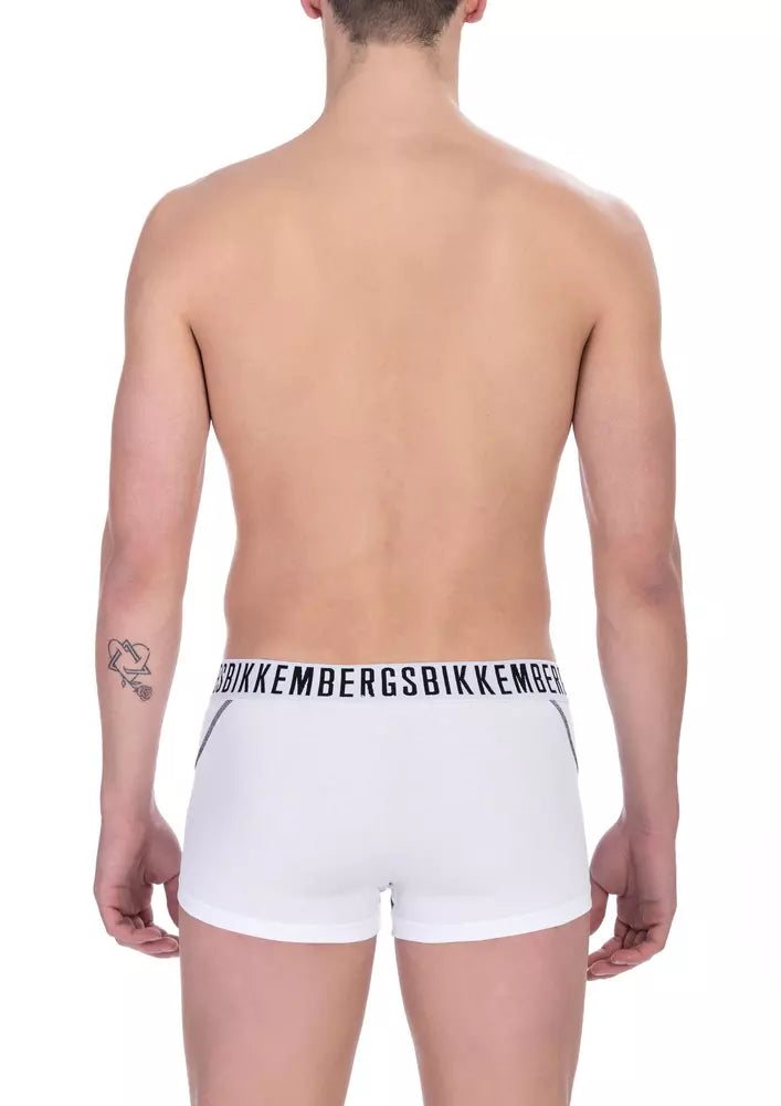 Bikkembergs White Cotton Boxer