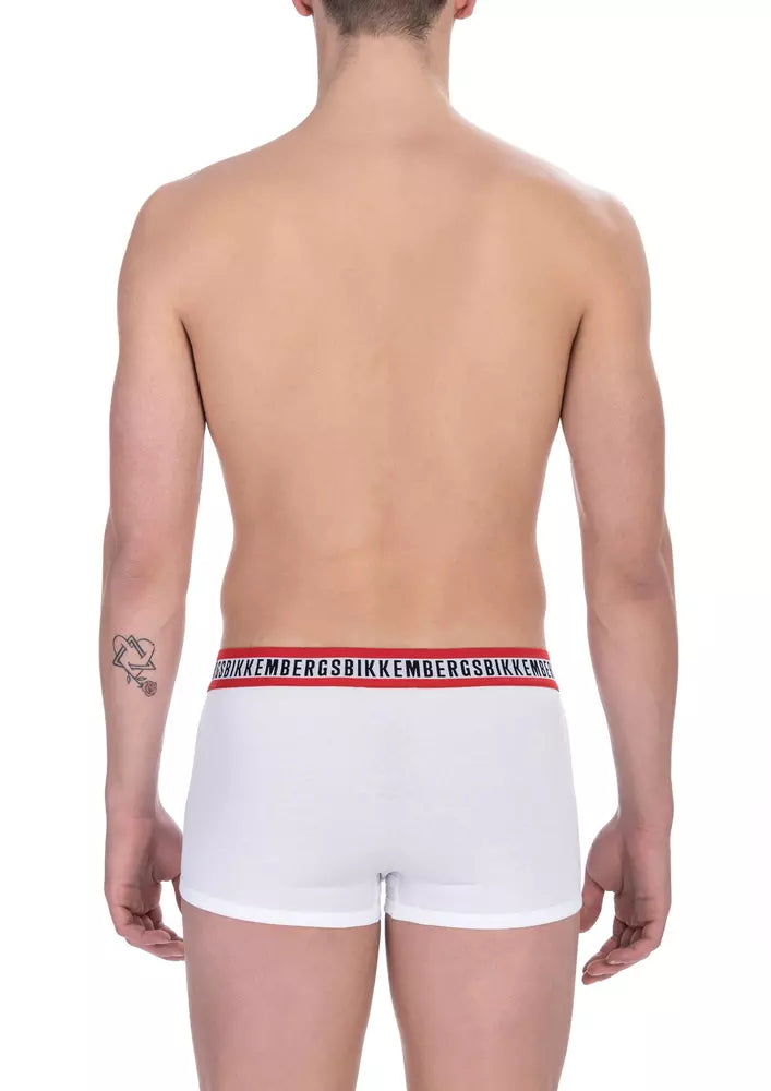 Bikkembergs White Cotton Boxer