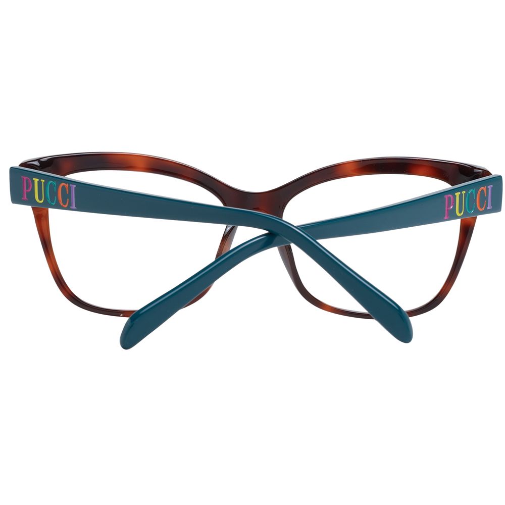 Emilio Pucci Brown Plastic Glasses (Frames)