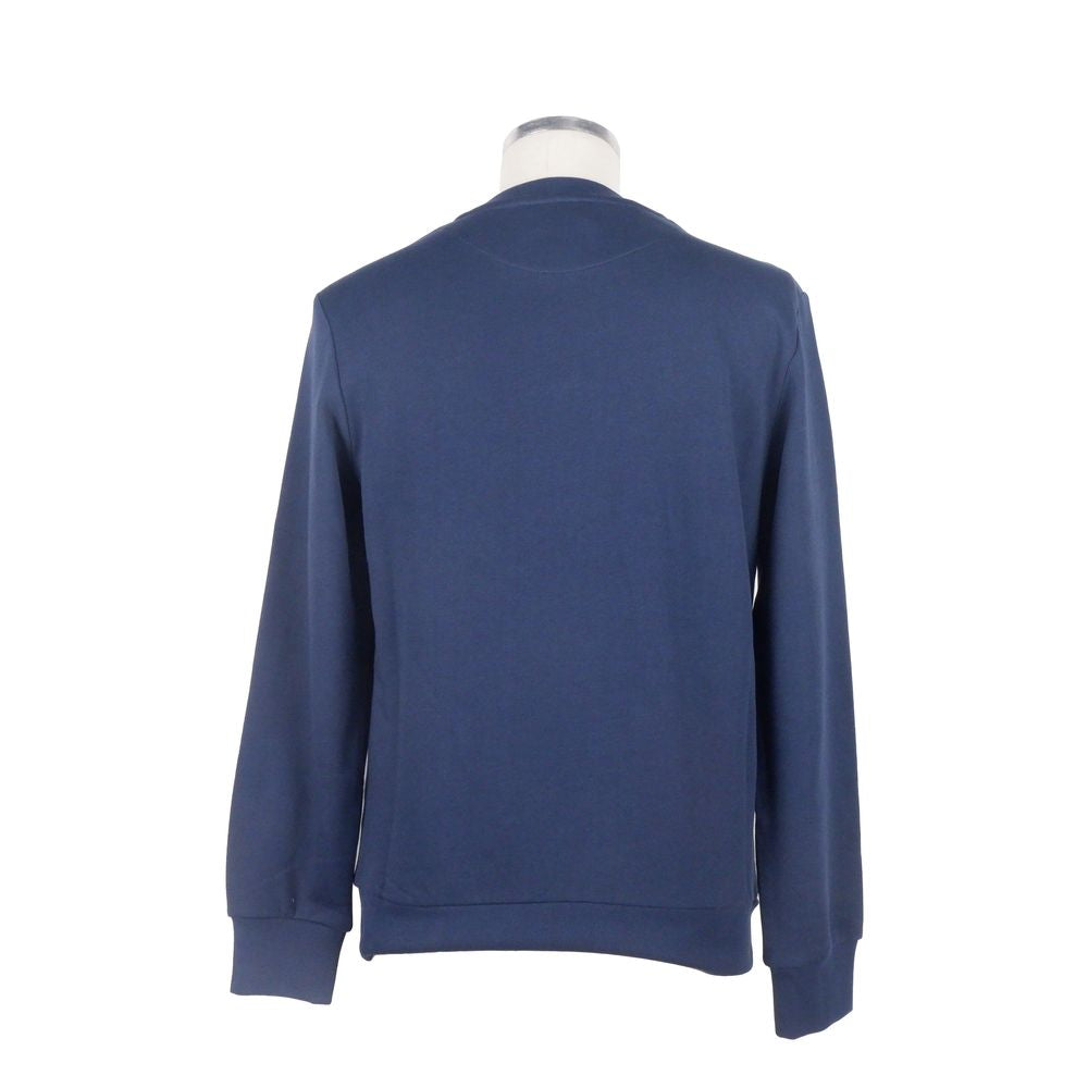 Bikkembergs Blue Cotton Sweatshirt