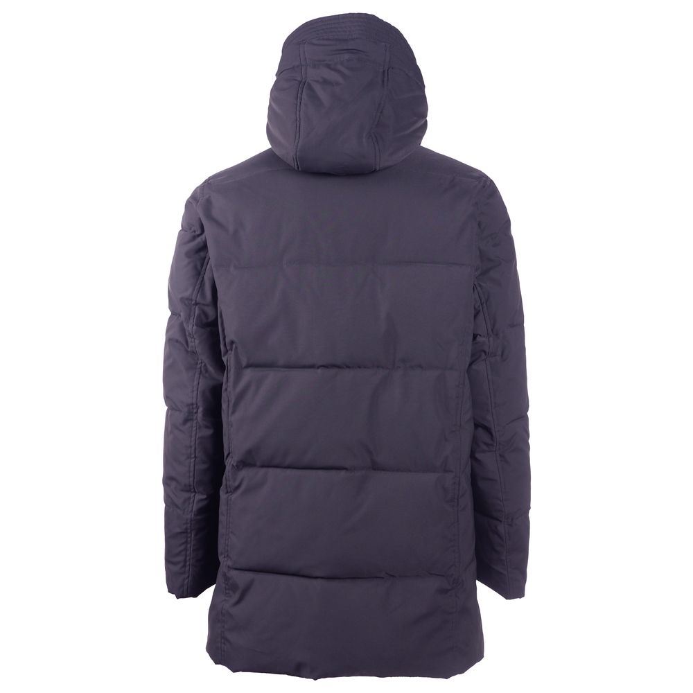 Emilio Romanelli Blue Polyester Jackets & Coat