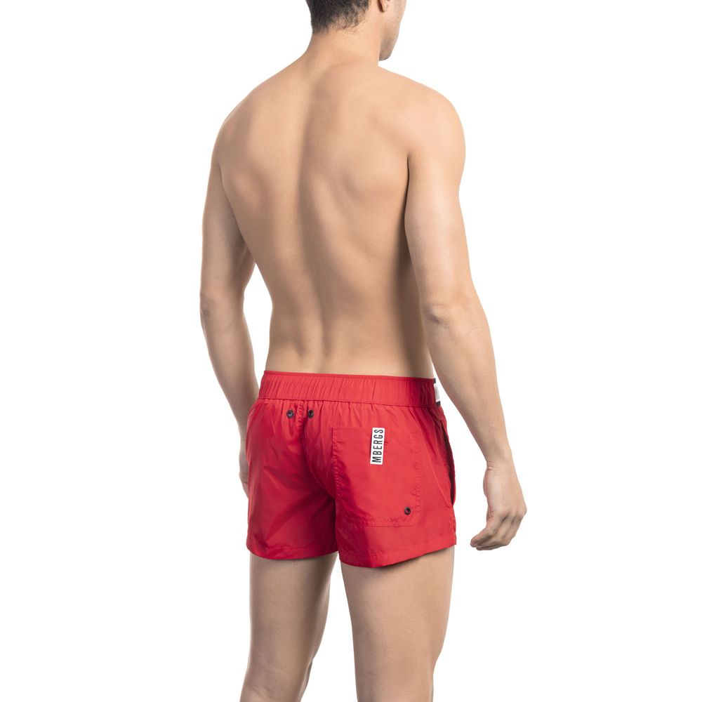 Bikkembergs Red Polyamide Swimwear