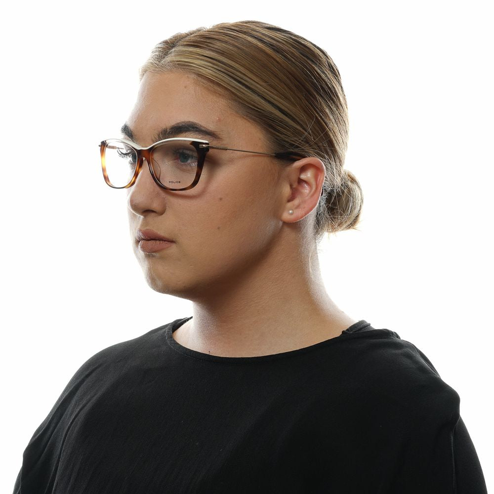Police Brown Metal & Plastic Glasses (Frames)