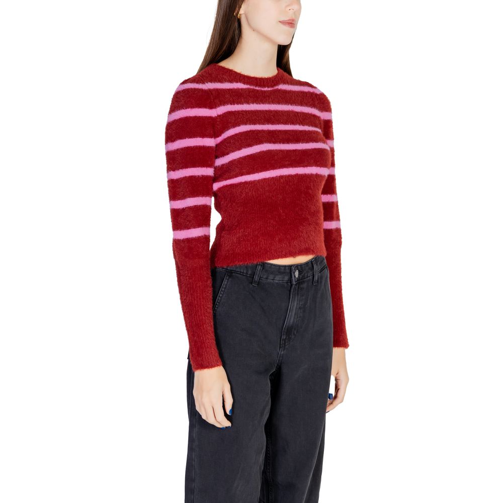 Only Red Nylon Sweatshirt