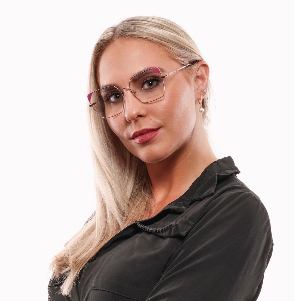 Rose Gold Women Glasses Frame