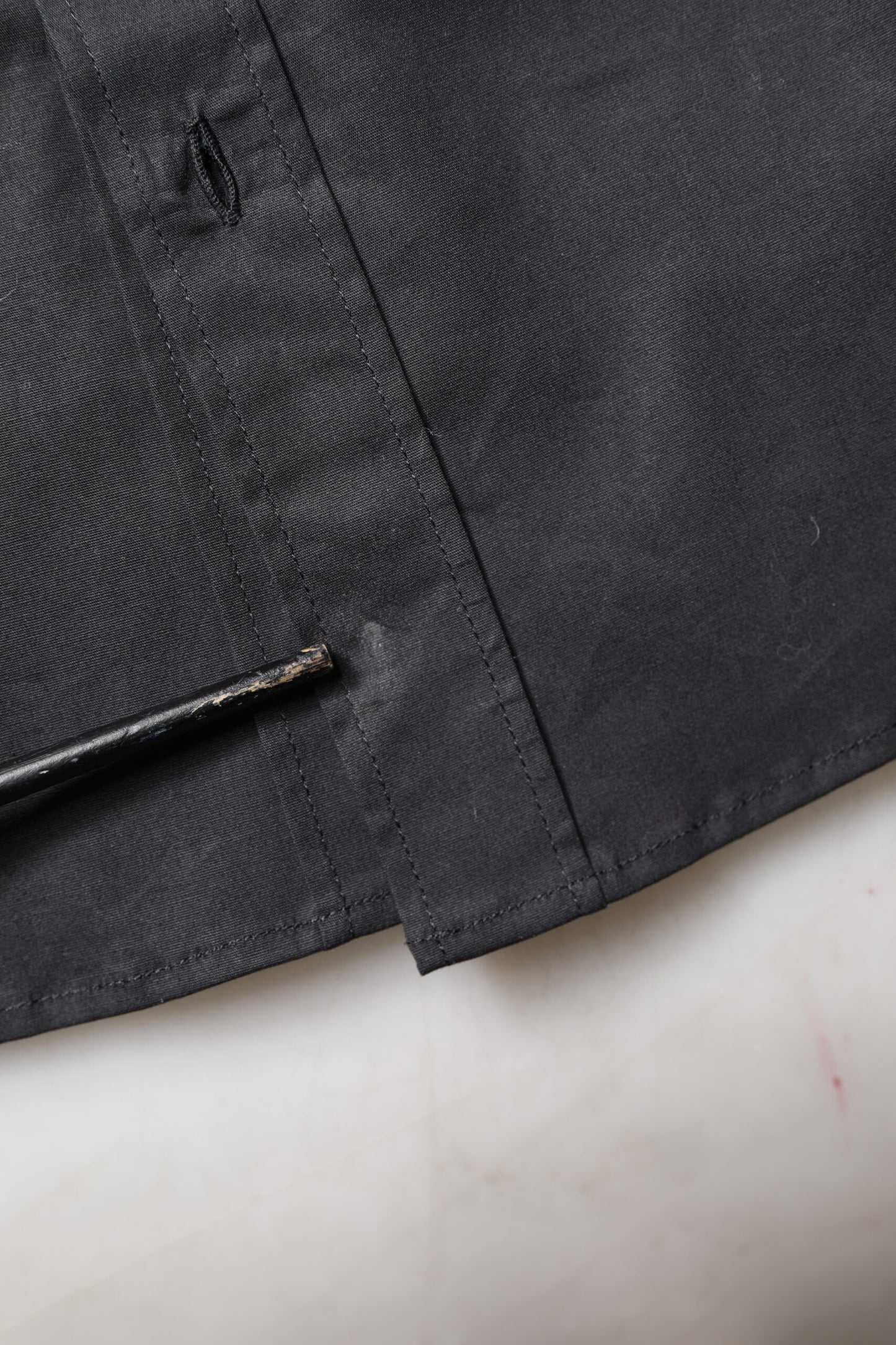 Black Cotton GOLD Long Sleeves Dress Shirt