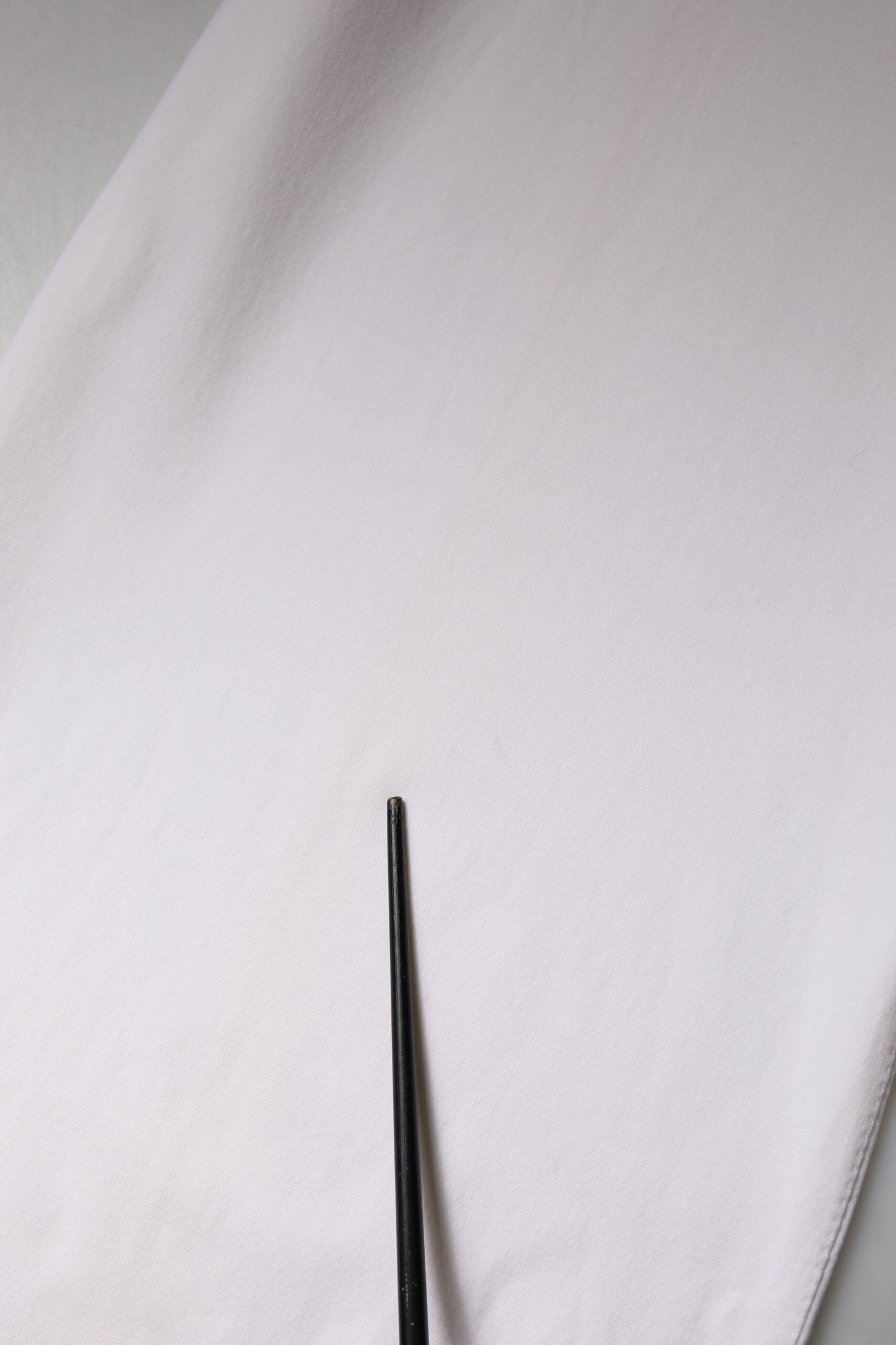 White Wool Mid Waist Wide Leg Pants