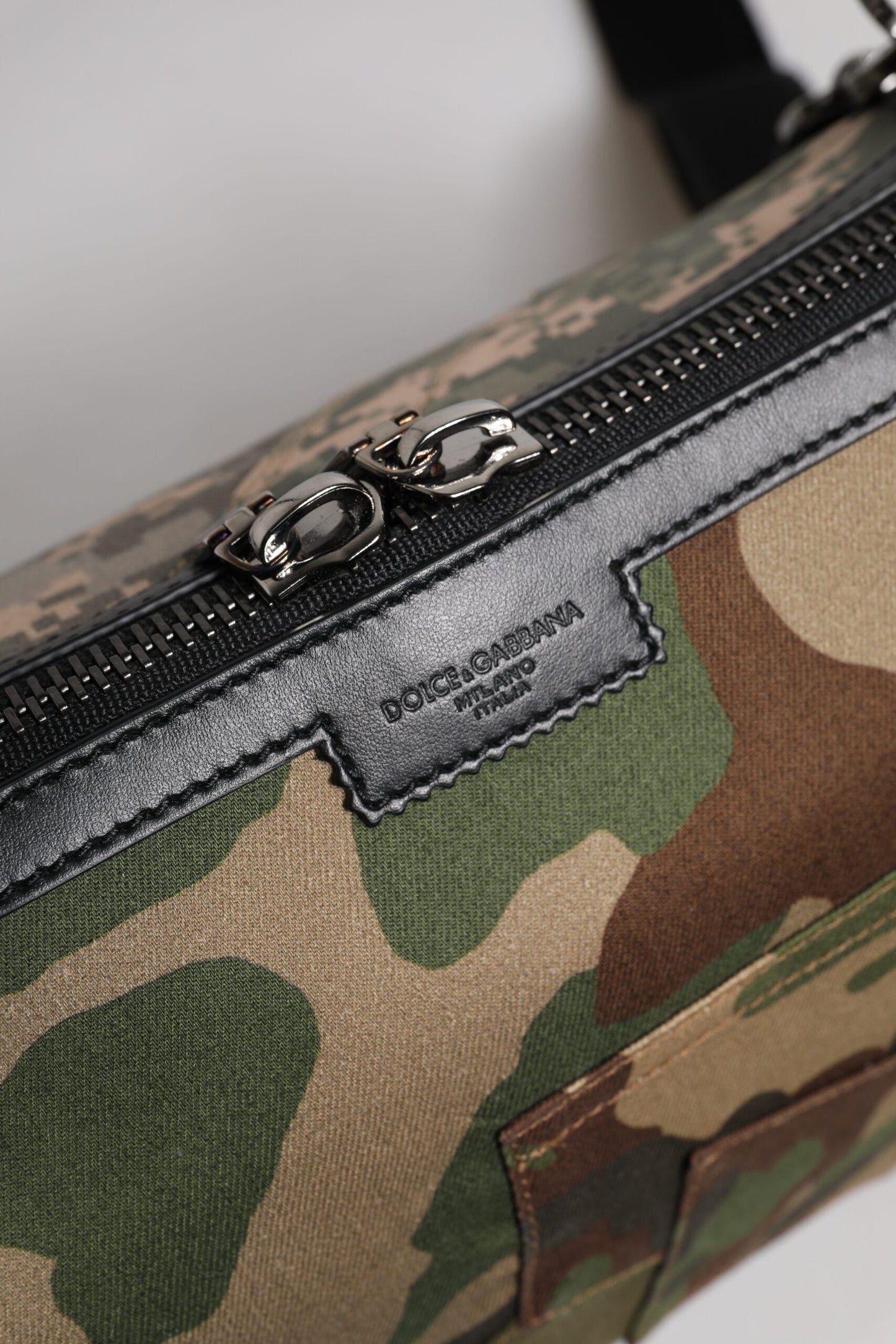 Multicolor Camouflage Patchwork Crossbody Bag