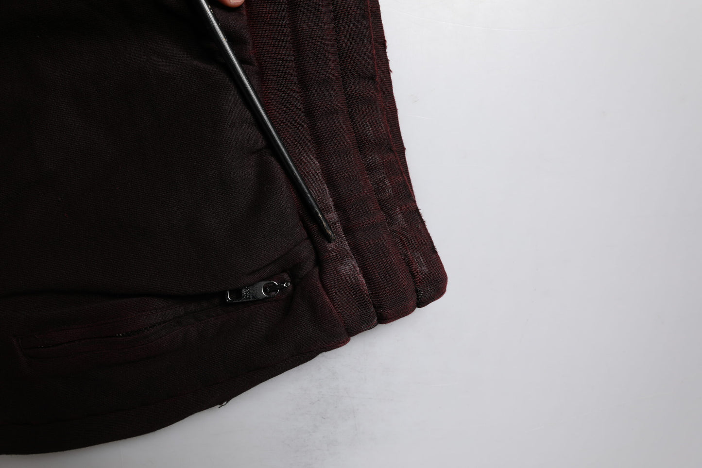 Maroon Cotton Logo Plaque Men Bermuda Shorts