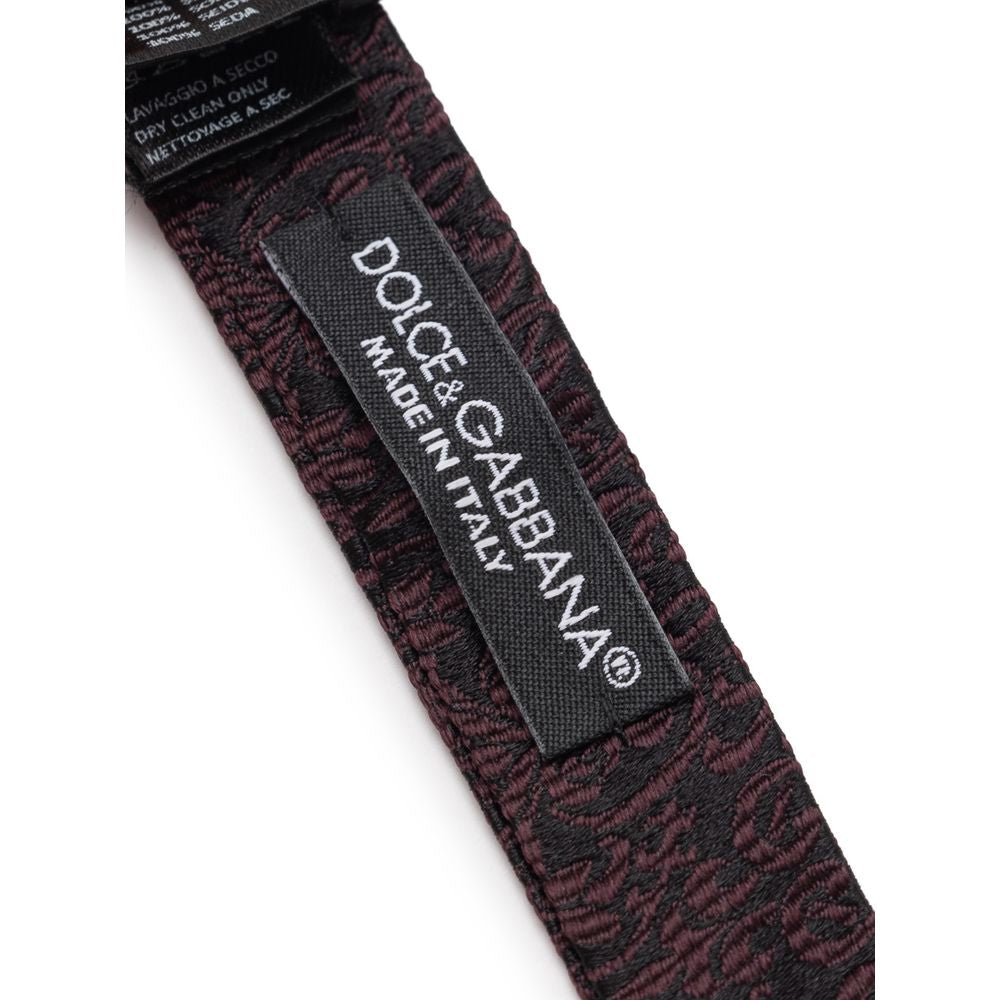 Dolce & Gabbana Black Silk Bowtie