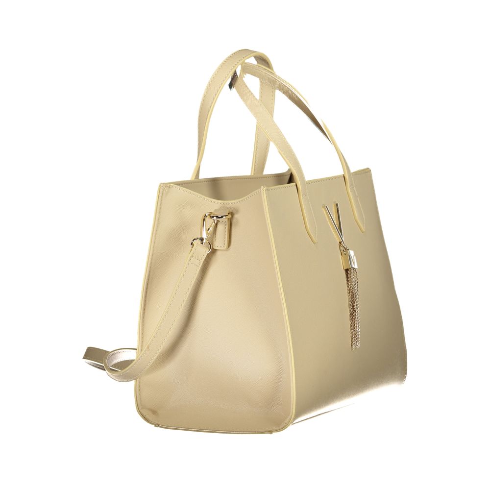 Beige Polyethylene Handbag