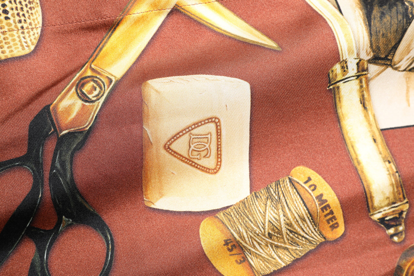 Multicolor Tailor Print Silk Casual Shirt