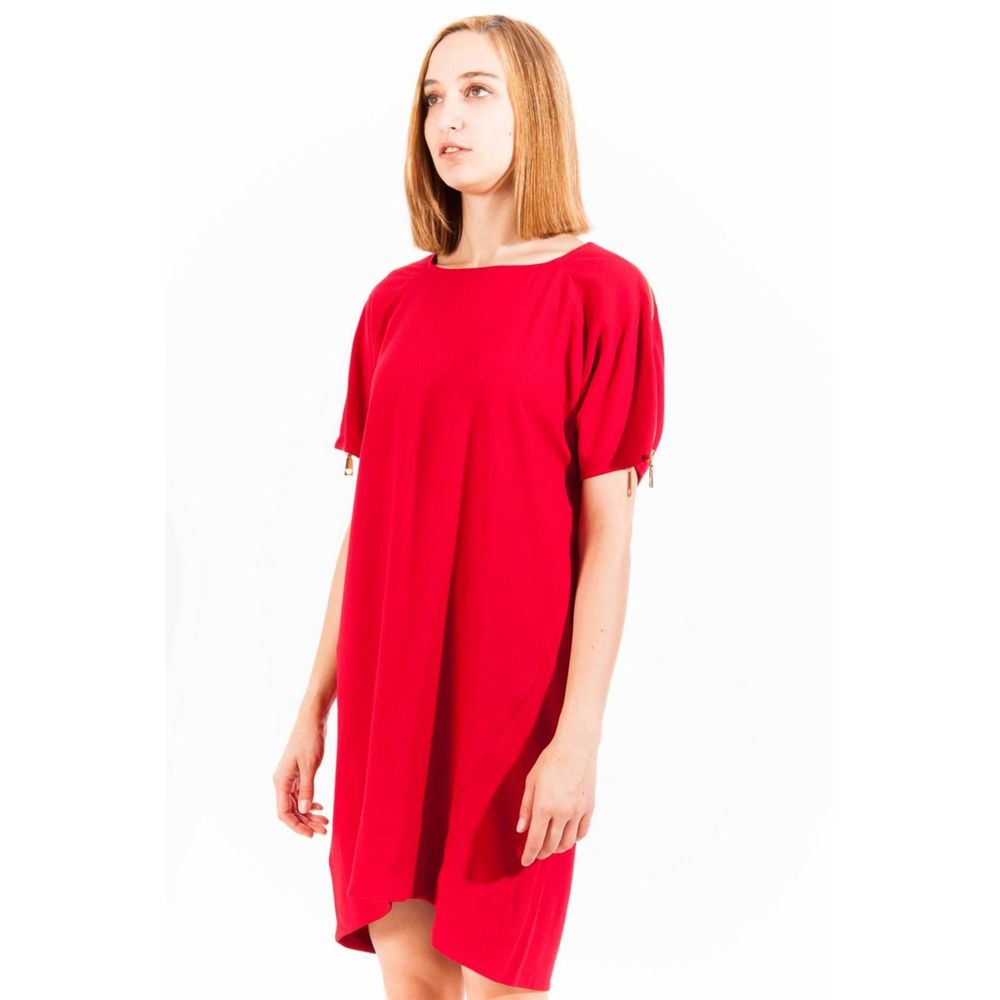 "Red Viscose Women Dress"