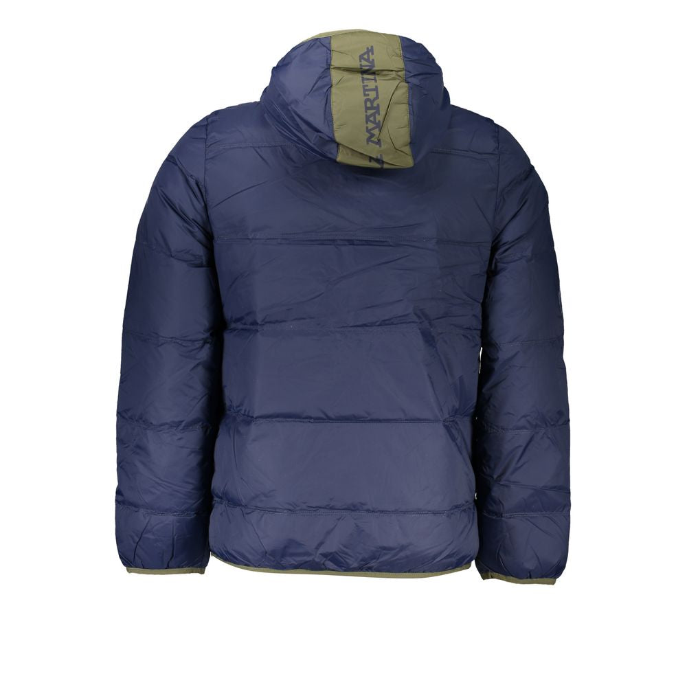La Martina Blue Polyamide Jackets & Coat