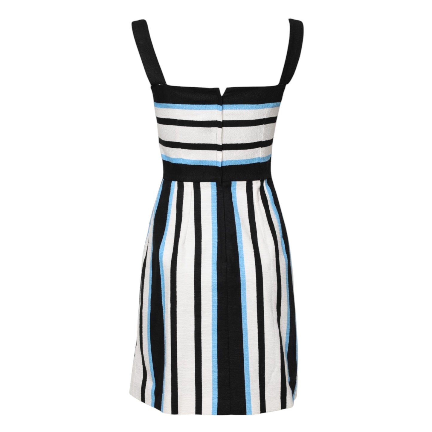 Multicolor Stripe Cashmere Sleeveless Dress