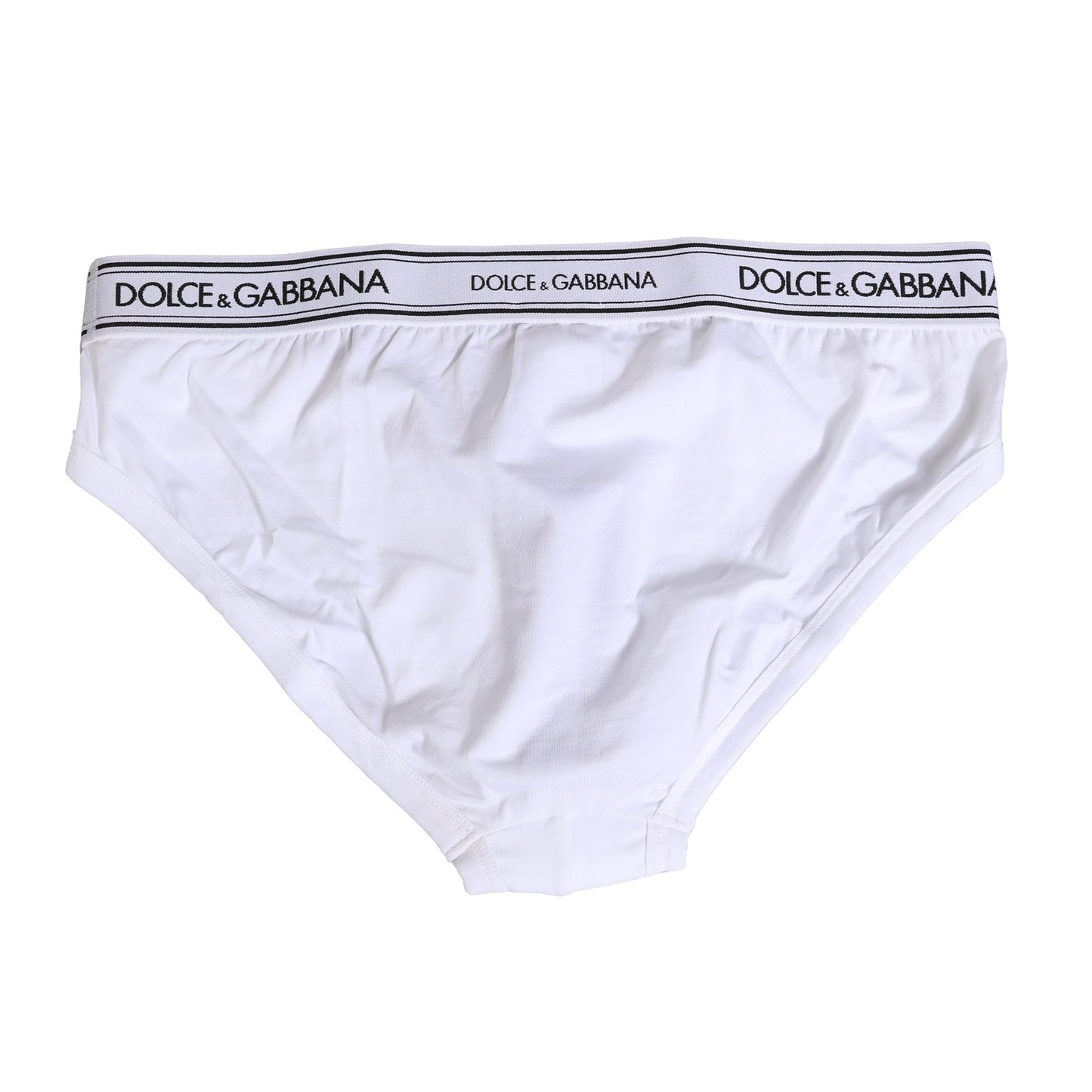 White Cotton Stretch Regular Brief Underwear