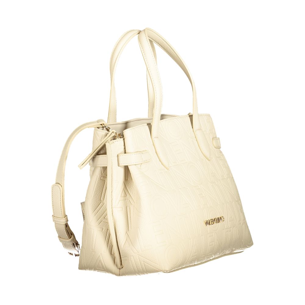 Mario Valentino Beige Polyurethane Women Handbag