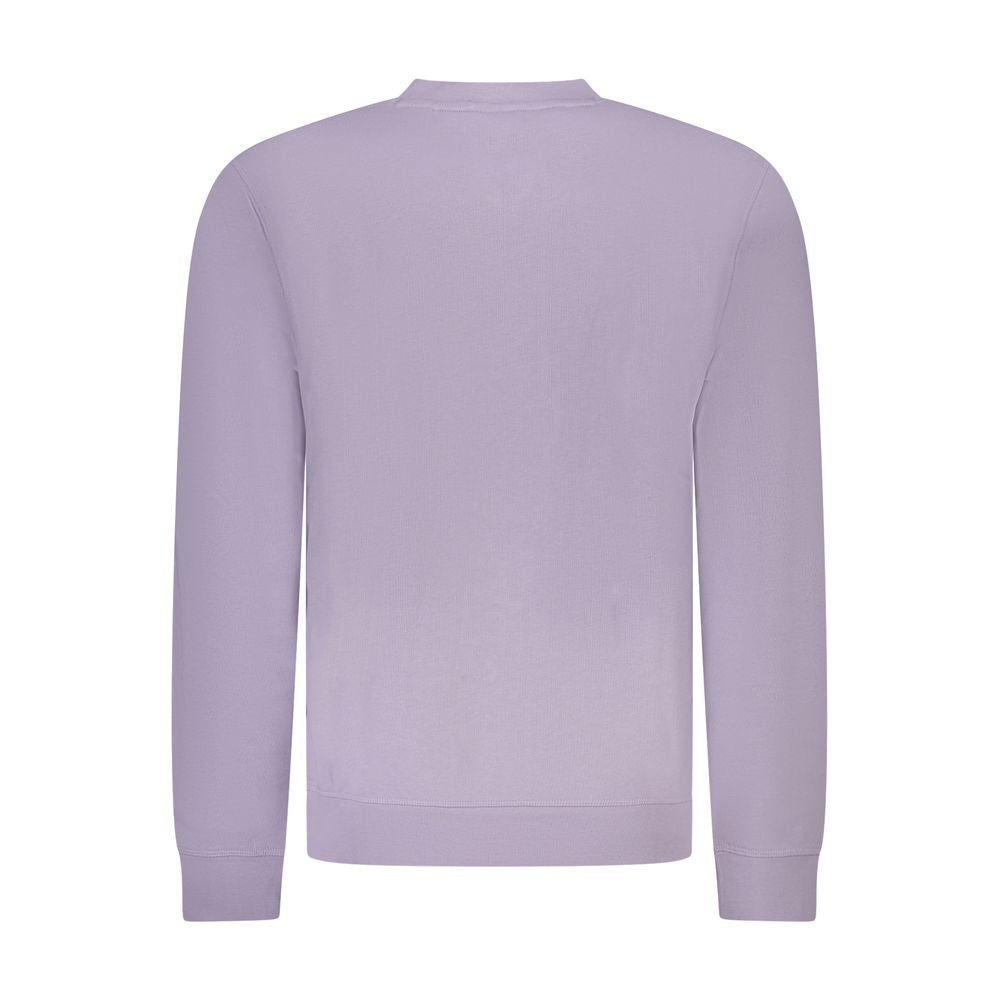 Hugo Boss Purple Cotton Men Sweater