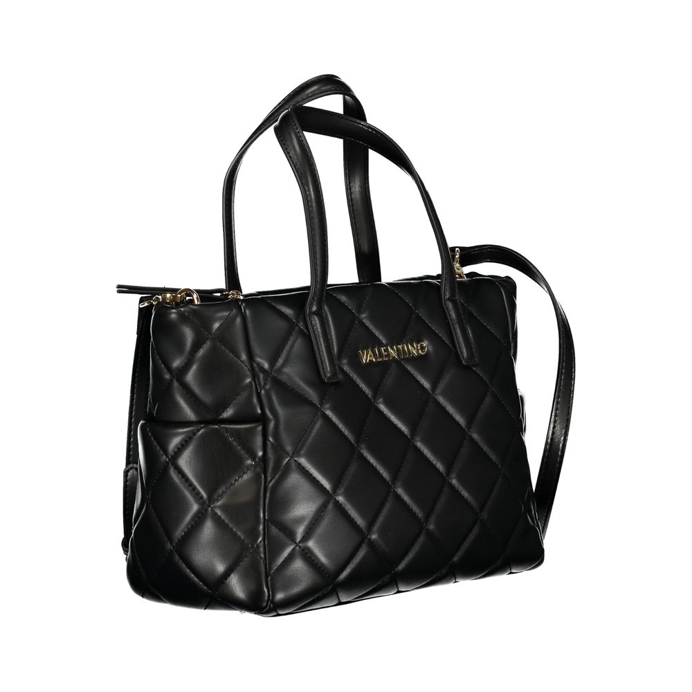 Mario Valentino Black Polyurethane Women's Handbag