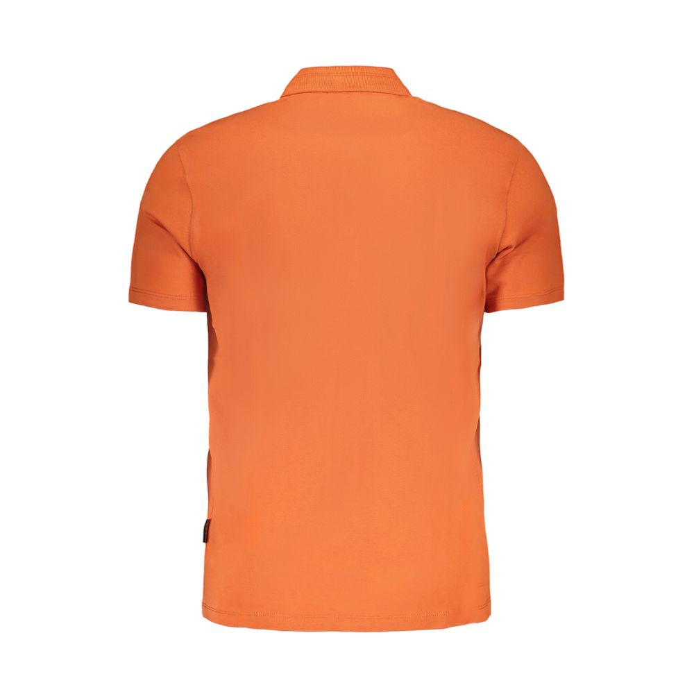 Napapijri Arancione Cotton Men Polo