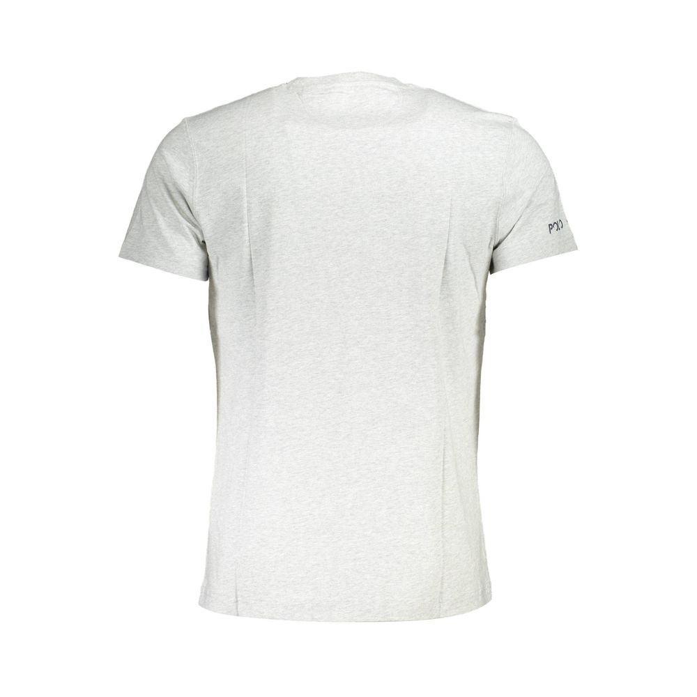 La Martina Gray Cotton T-Shirt