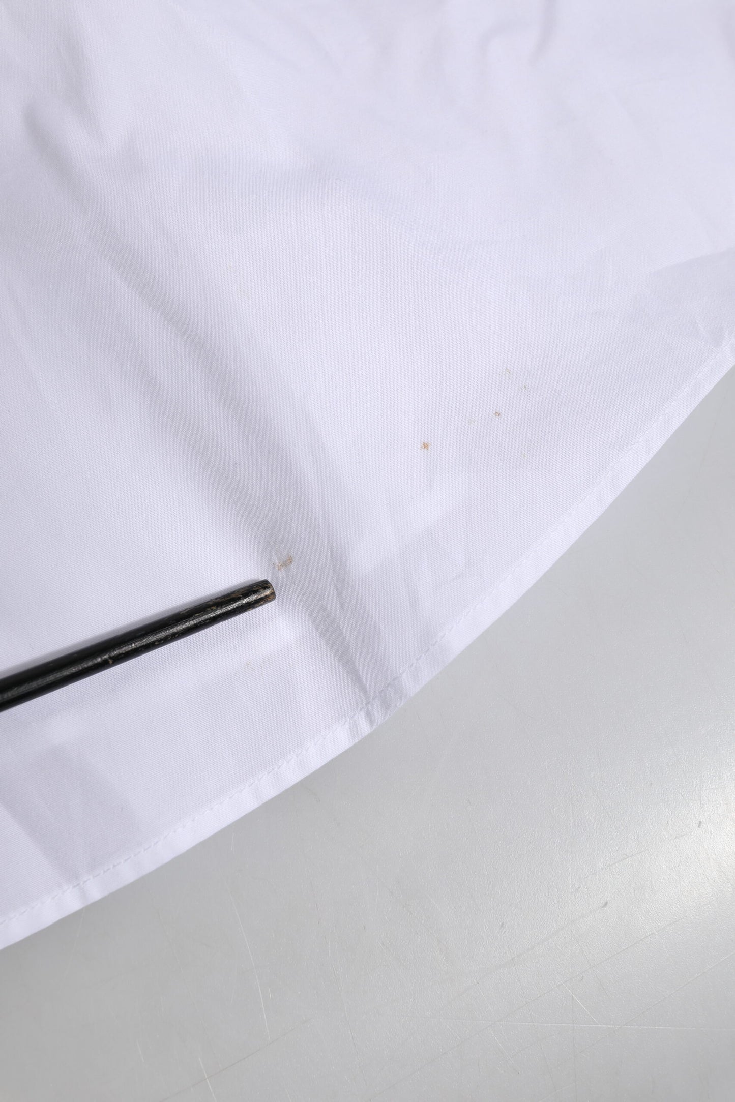 White Cotton GOLD Short Sleeves Formal Shirt