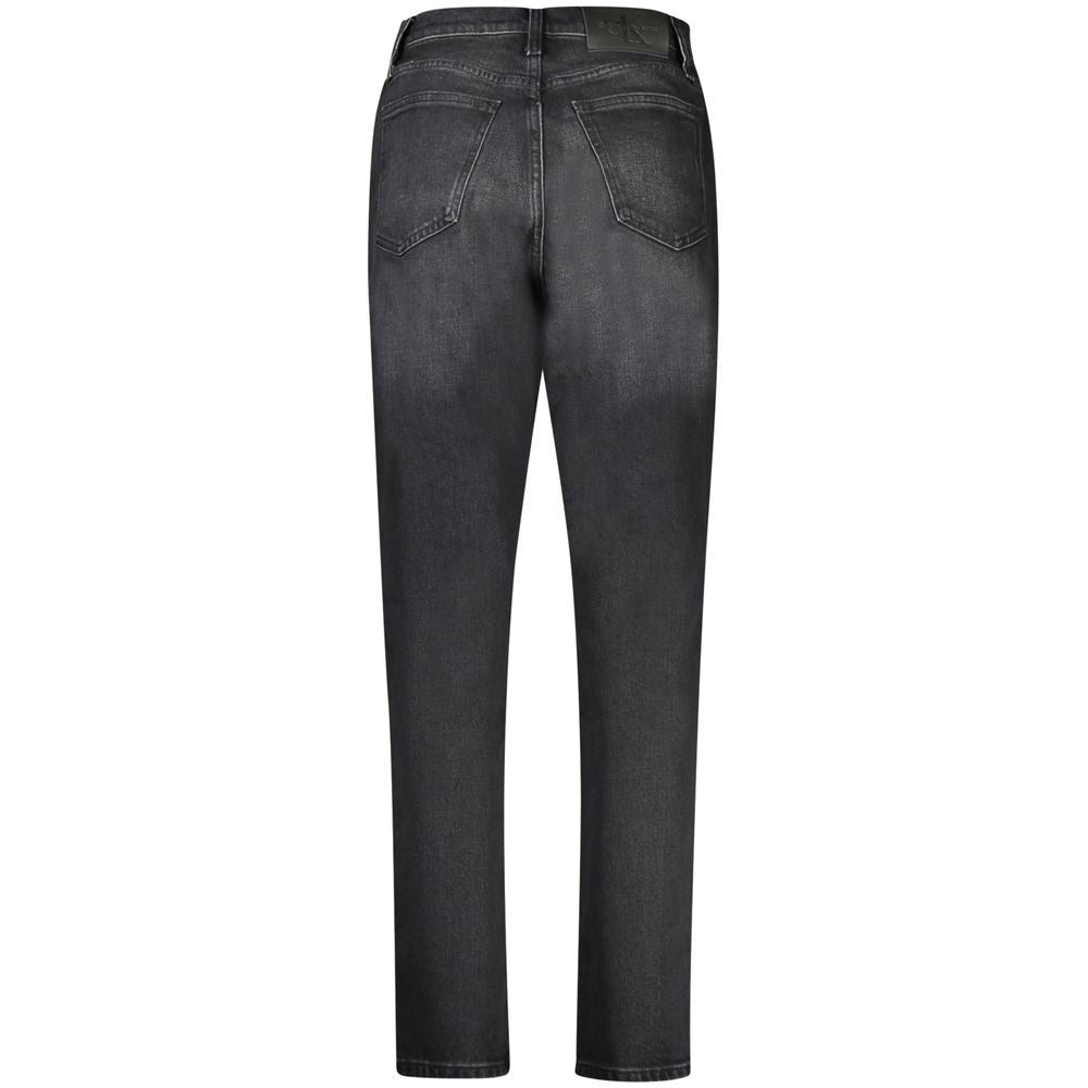 Calvin Klein Black Cotton Jeans Denim