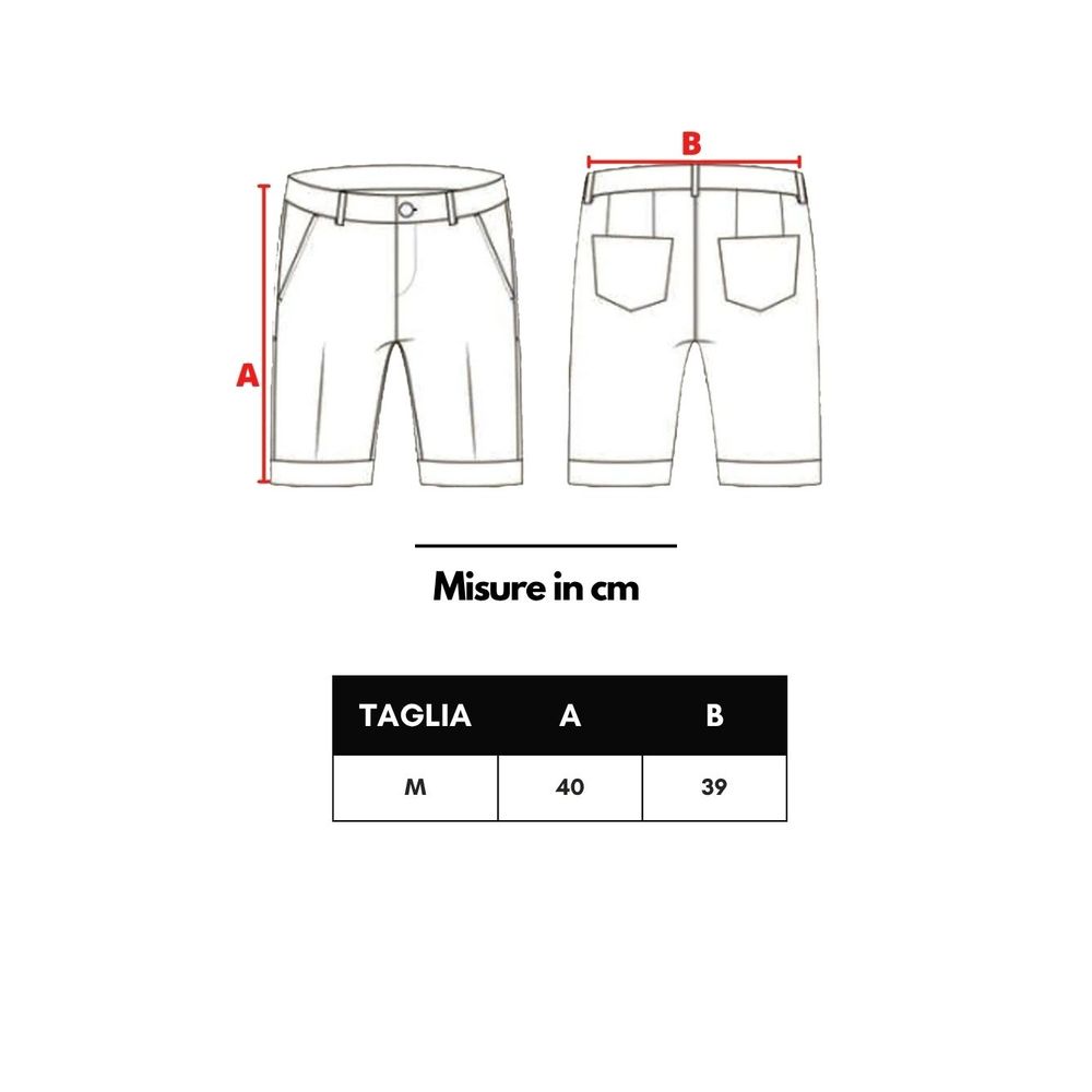 Red Polyester Swim Short