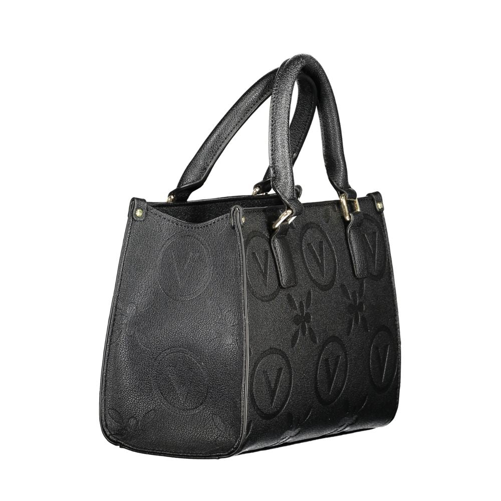 Black Polyethylene Women Handbag