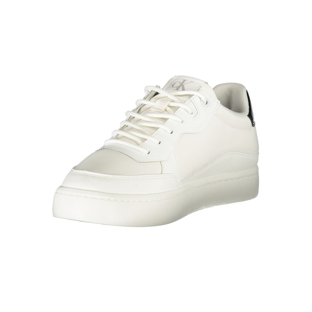 Calvin Klein White Polyester Sneaker