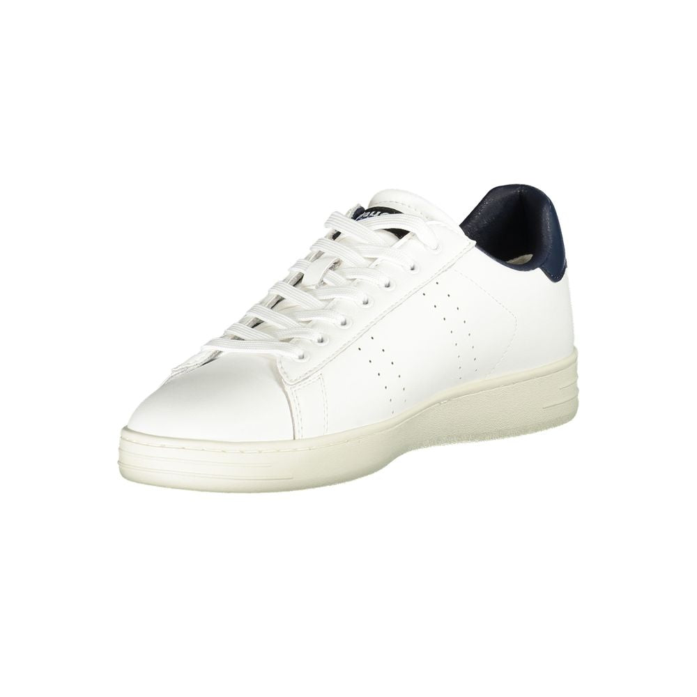 Blauer White Polyester Sneaker
